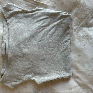Abercombrie & Fitch Gray Short Sleeve Top